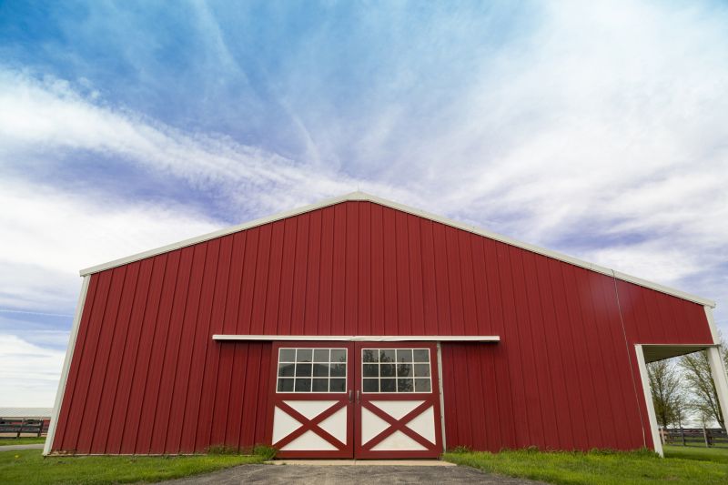 New Barn Siding Installation